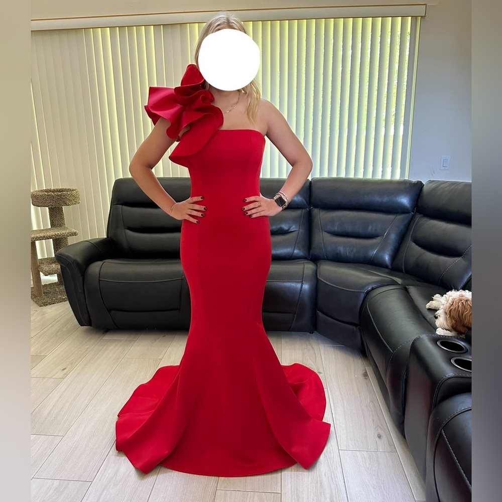 Red Jovani gown #63994